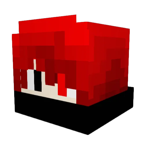 Vangaurdius Minecraft avatar head, 3D render