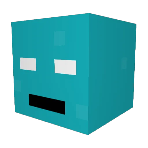 Vanguard7567 Minecraft avatar head, 3D render