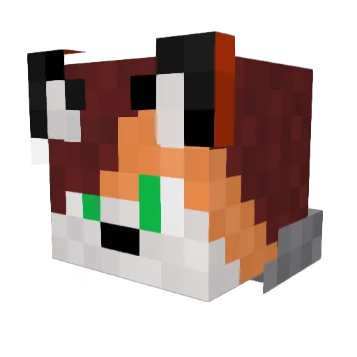 VanguardKnight0 Minecraft avatar head, 3D render