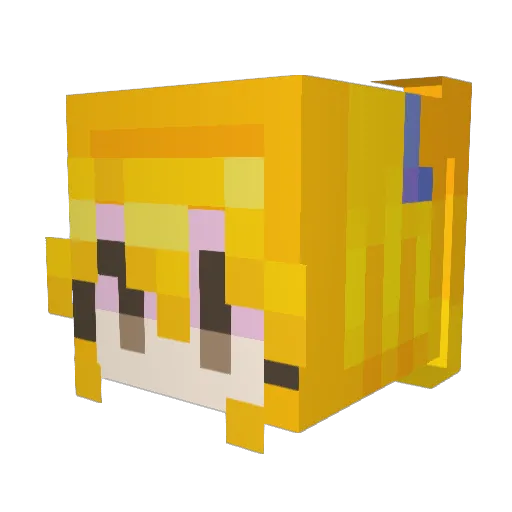 Vanguard_17 Minecraft avatar head, 3D render