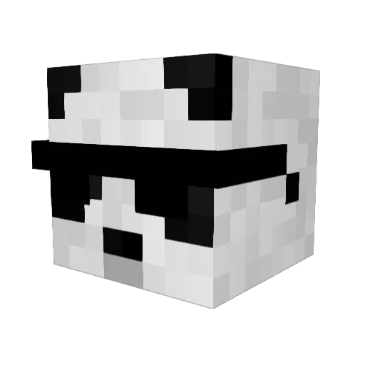VanhempiT Minecraft avatar head, 3D render