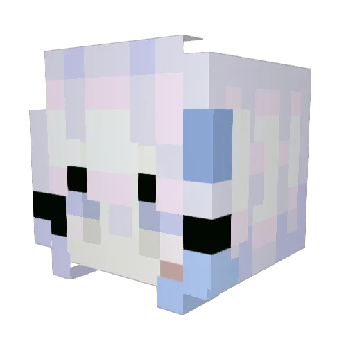 Vania_Tam Minecraft avatar head, 3D render
