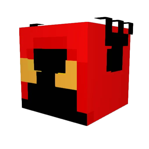 VanillaIce_ Minecraft avatar head, 3D render