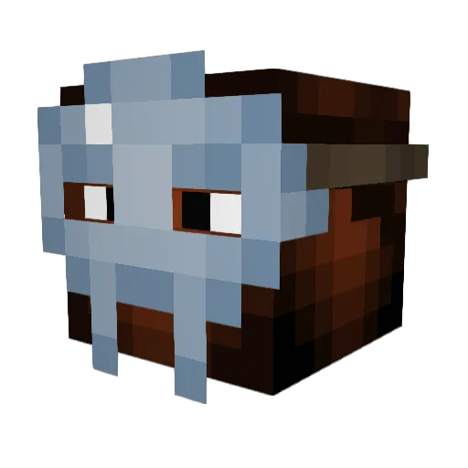 VanillaSprite Minecraft avatar head, 3D render