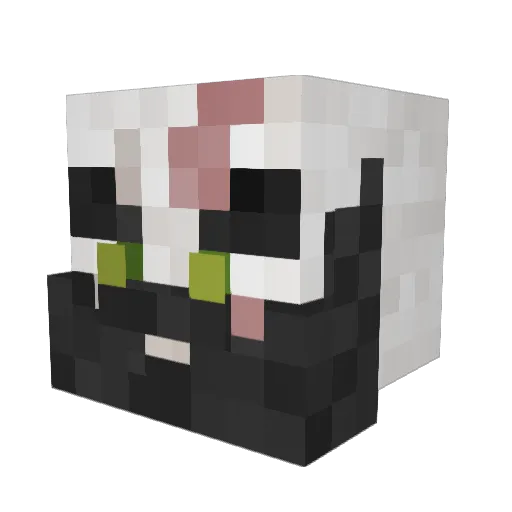 VanillaSunday Minecraft avatar head, 3D render