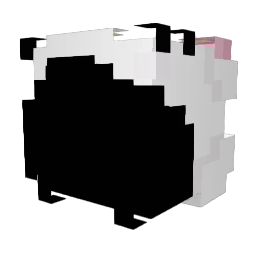 VanillaSwirlCake Minecraft avatar head, 3D render