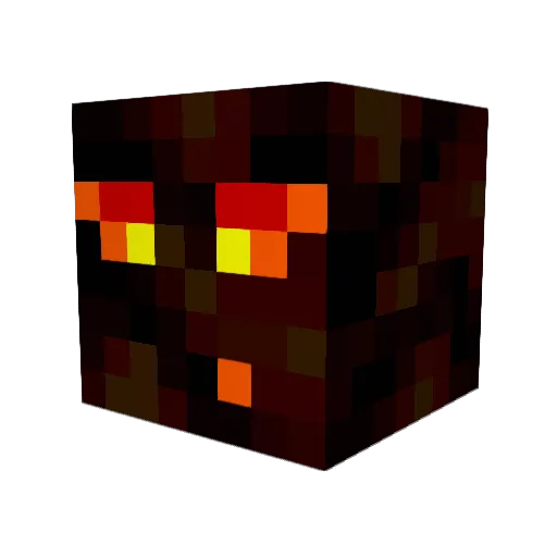 VanillaTheReal Minecraft avatar head, 3D render