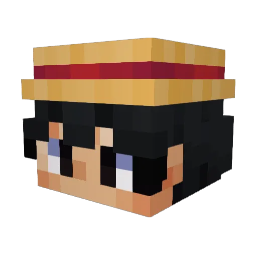 Vanilla_Churros Minecraft avatar head, 3D render