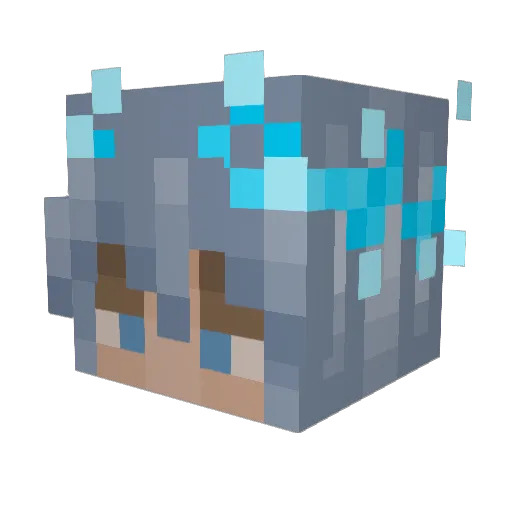 Minecraft-Avatar von Vanilli181: Kopf als 3D-Render