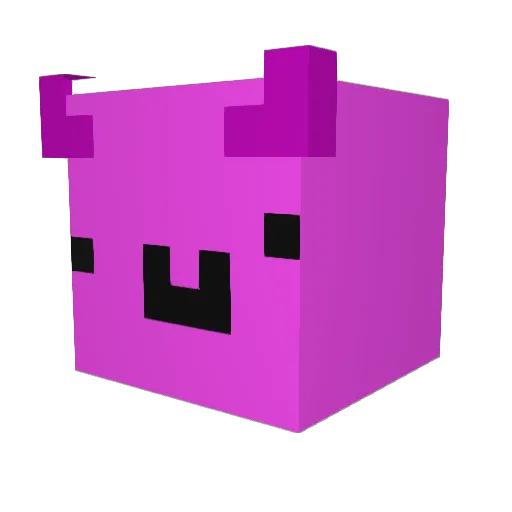 Vanish2208 Minecraft avatar head, 3D render