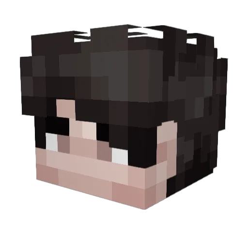 Vanish_77 Minecraft avatar head, 3D render