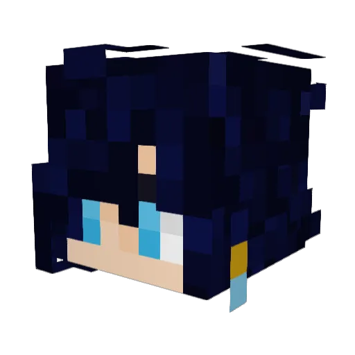 Vanitas_smurf Minecraft avatar head, 3D render