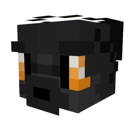Vanizma Minecraft avatar head, 3D render
