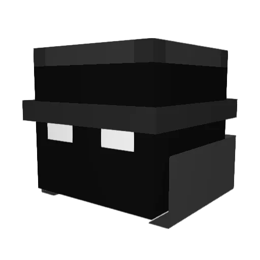 Vanjun Minecraft avatar head, 3D render