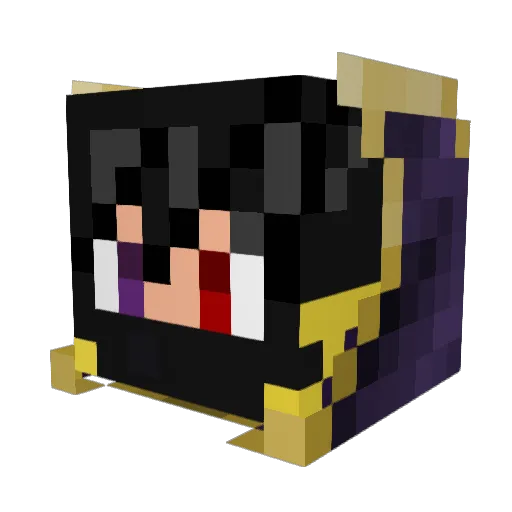 Vann_Man Minecraft avatar head, 3D render