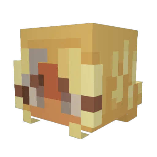Vannah107 Minecraft avatar head, 3D render