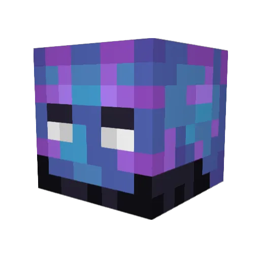 Vannerss Minecraft avatar head, 3D render