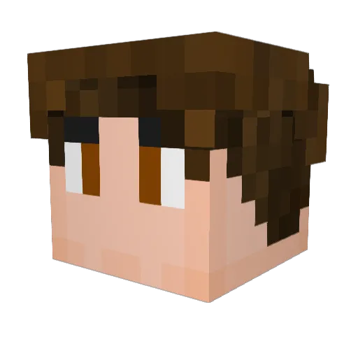 Vano11046 Minecraft avatar head, 3D render