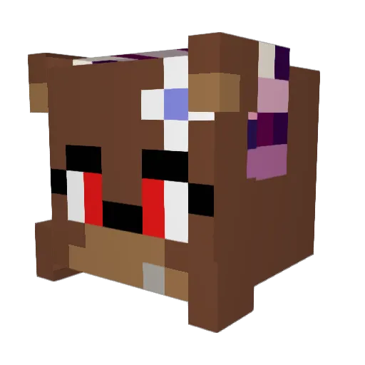 Vano316 Minecraft avatar head, 3D render