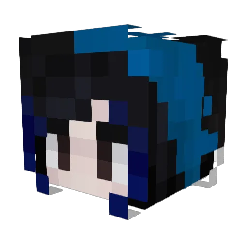 VanpirGHG Minecraft avatar head, 3D render
