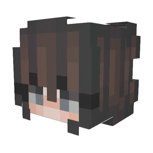 Vant4gee Minecraft avatar head, 3D render