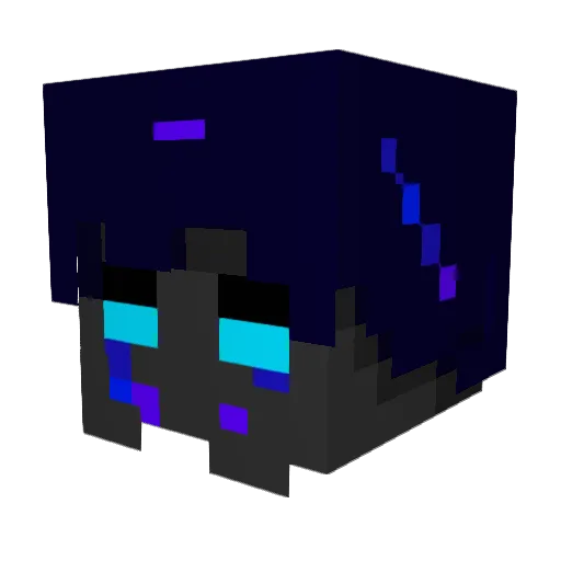 Vant_Void Minecraft avatar head, 3D render