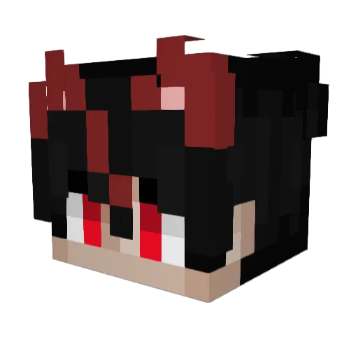 Vantalyte Minecraft avatar head, 3D render