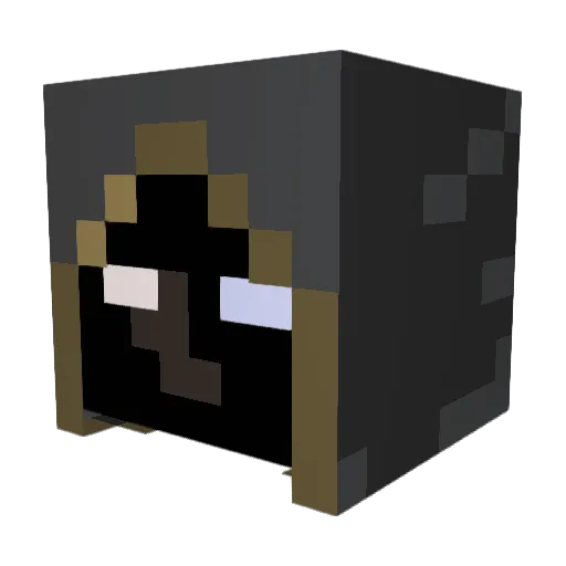 Vantikay Minecraft avatar head, 3D render
