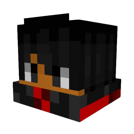Vantoven Minecraft avatar head, 3D render