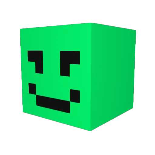 Vanwa35 Minecraft avatar head, 3D render