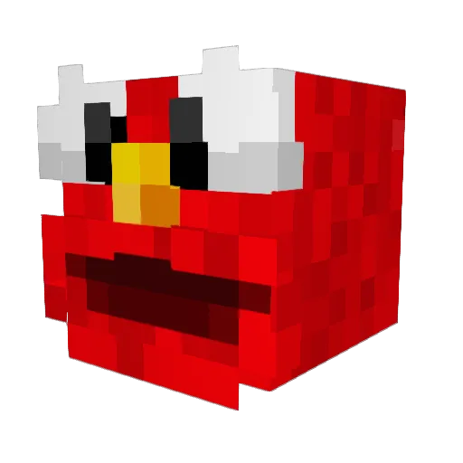 VanyaBO Minecraft avatar head, 3D render
