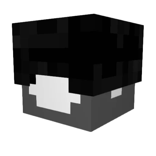 Vape Minecraft avatar head, 3D render