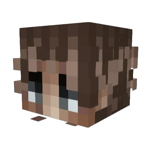 VapeIsOn Minecraft avatar head, 3D render
