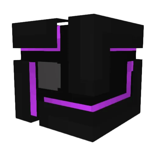 VapeV1 Minecraft avatar head, 3D render