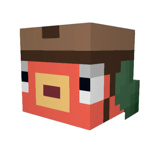 Vape_Nexus Minecraft avatar head, 3D render