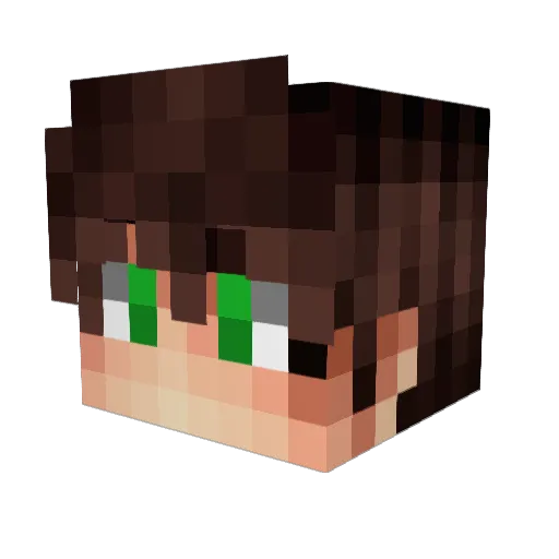 VapiiZoxEnSlip Minecraft avatar head, 3D render
