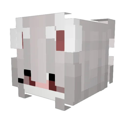 VaporSlav Minecraft avatar head, 3D render