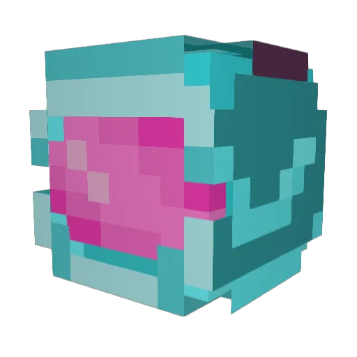 VaporWolfYT Minecraft avatar head, 3D render