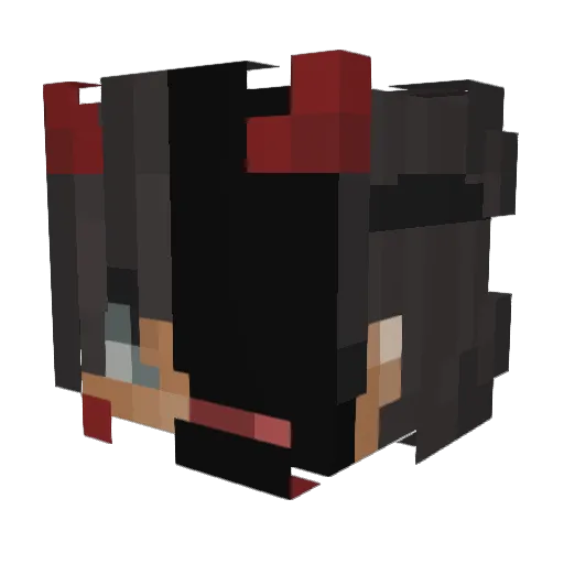 Varan29 Minecraft avatar head, 3D render