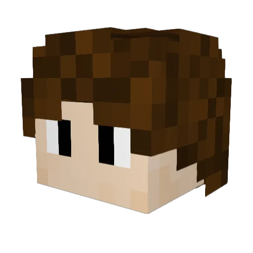 Vardae87 Minecraft avatar head, 3D render