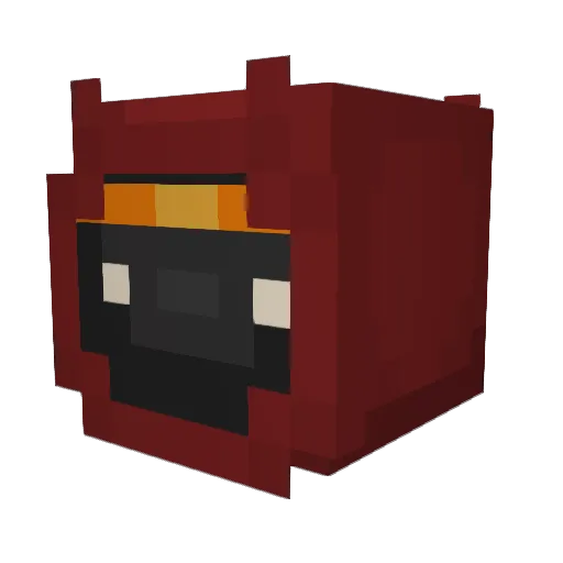 Vardokez Minecraft avatar head, 3D render