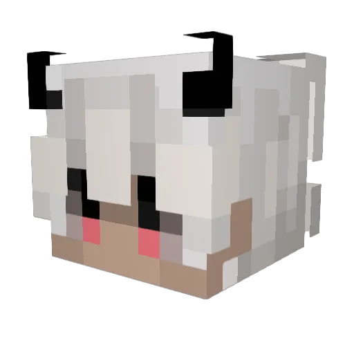 VarekBlade Minecraft avatar head, 3D render