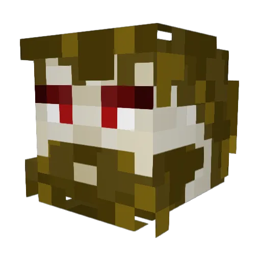 Varelle Minecraft avatar head, 3D render