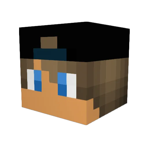 Varga02 Minecraft avatar head, 3D render