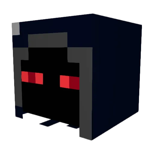 Vargsmal Minecraft avatar head, 3D render