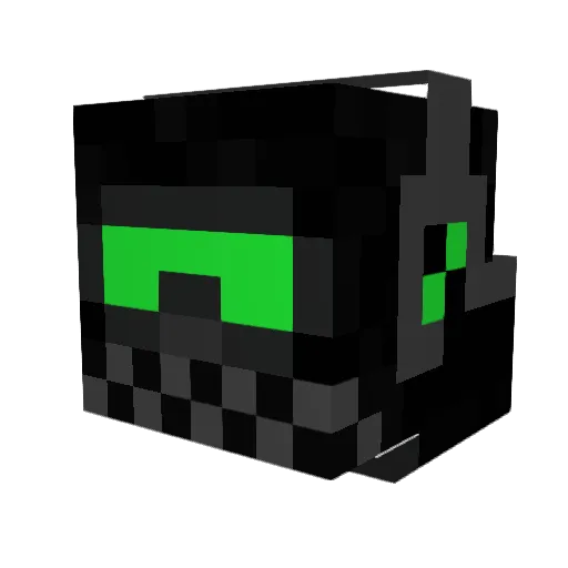 Varhat Minecraft avatar head, 3D render