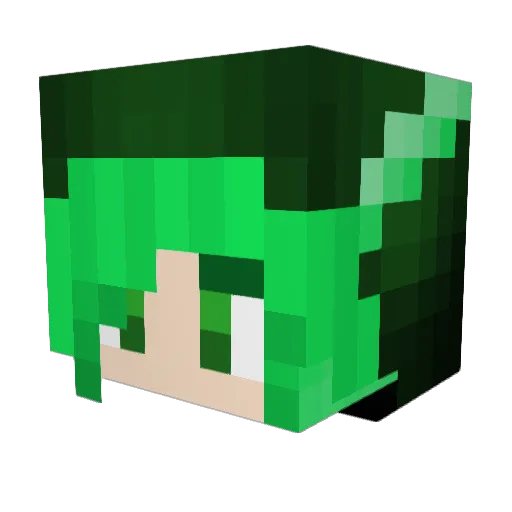 VariAres97 Minecraft avatar head, 3D render