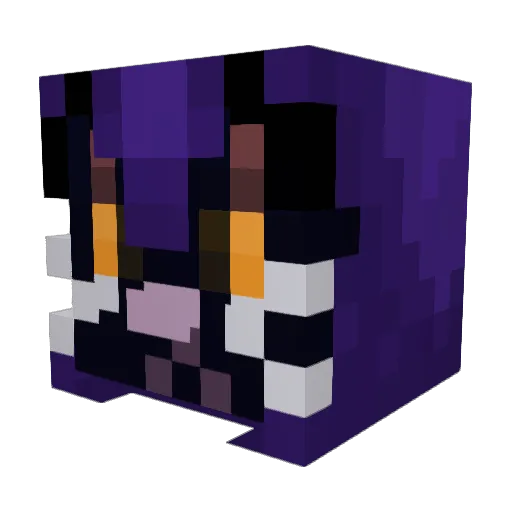 VariaForm Minecraft avatar head, 3D render