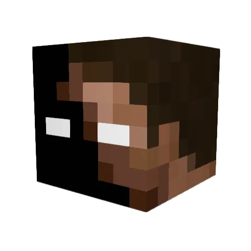 VariableFPS Minecraft avatar head, 3D render
