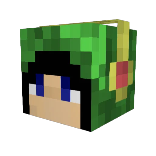 VariationVault Minecraft avatar head, 3D render